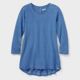 Women's Indigo Knit Popover Shirt