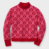 Women's Woolpaca Jacquard Mockneck Sweater