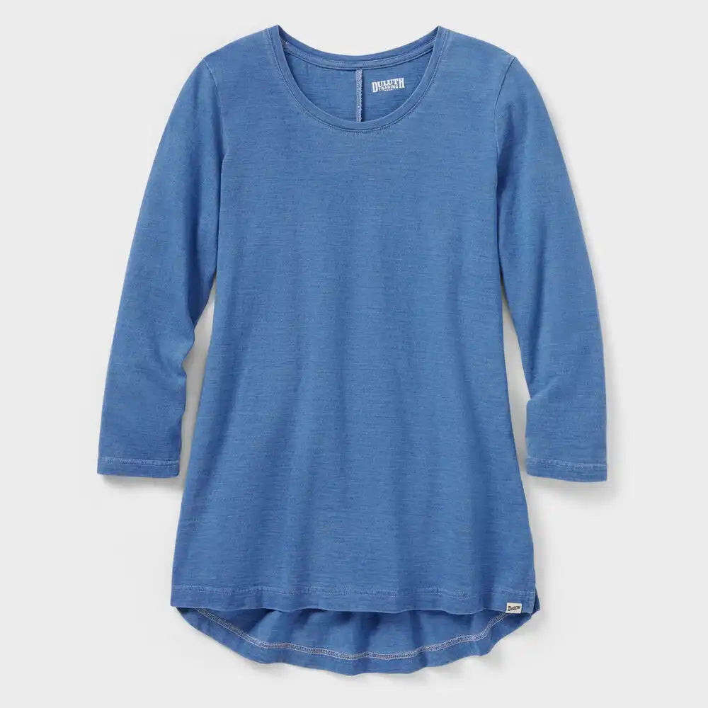 Women's Indigo Knit Popover Shirt