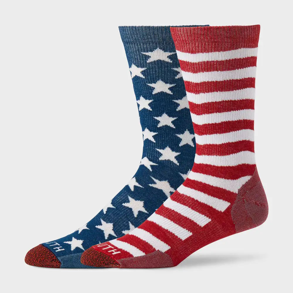 Men's Stay-Put Lightweight Crew Socks